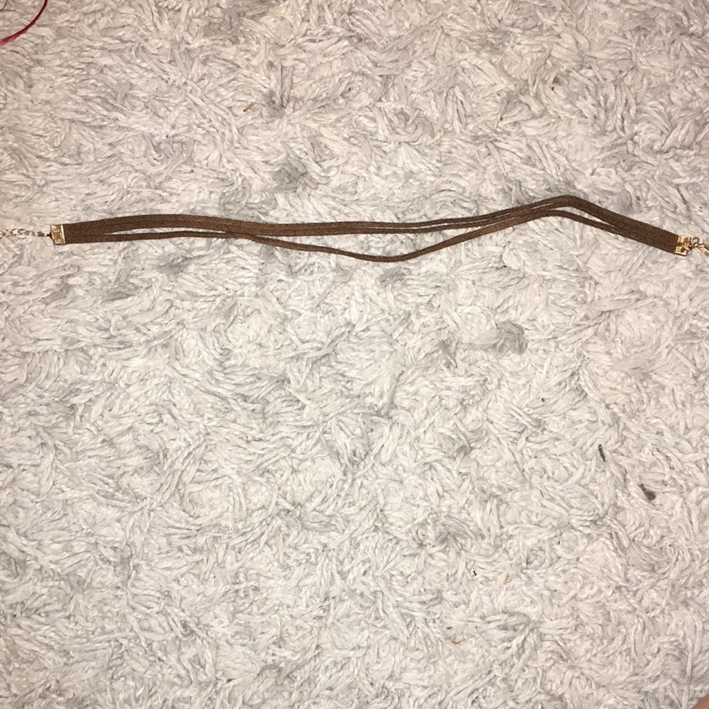 3 layer brown choker